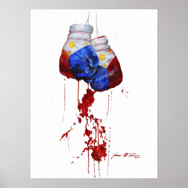 Pôster Coração do Guerreiro Filipino (Frente)