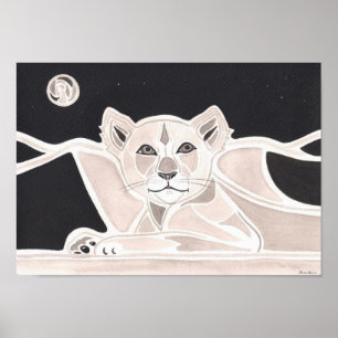 Pôster Coração do leão