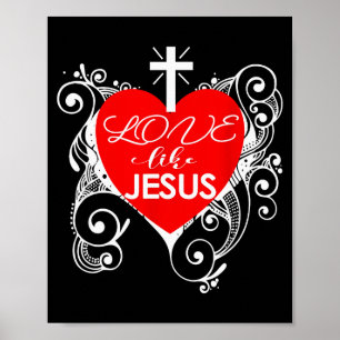 Poster Coração Fashion Christian Valentine -amor Como Jes