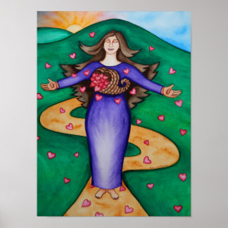 Pôster Coração Grateful