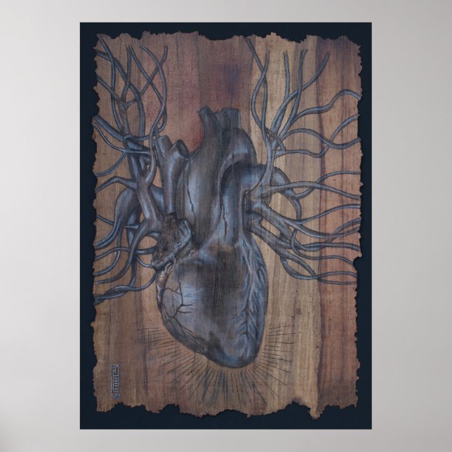 Poster Coração Hemorragia (Frente)
