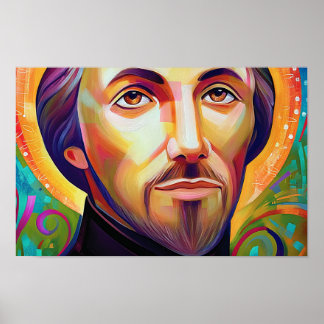 Poster Coração para Cristo