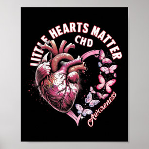 Poster Coração Pequeno e namorados Coração Sensibilizado