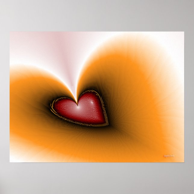 Pôster coração perdido (Frente)