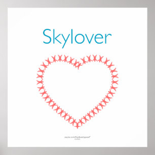 Pôster Coração relativo do trabalho de Skylover