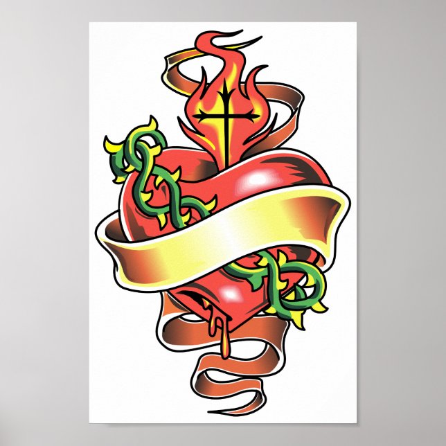 Poster Coração Sagrado (Frente)