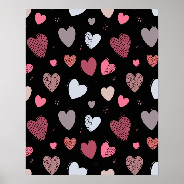 Poster Corações 2 (Frente)
