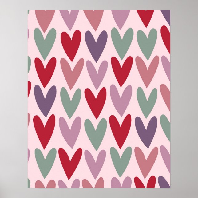 Poster Corações 5 (Frente)