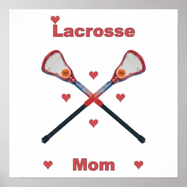 Pôster Corações de Mãe de Lacrosse (Frente)