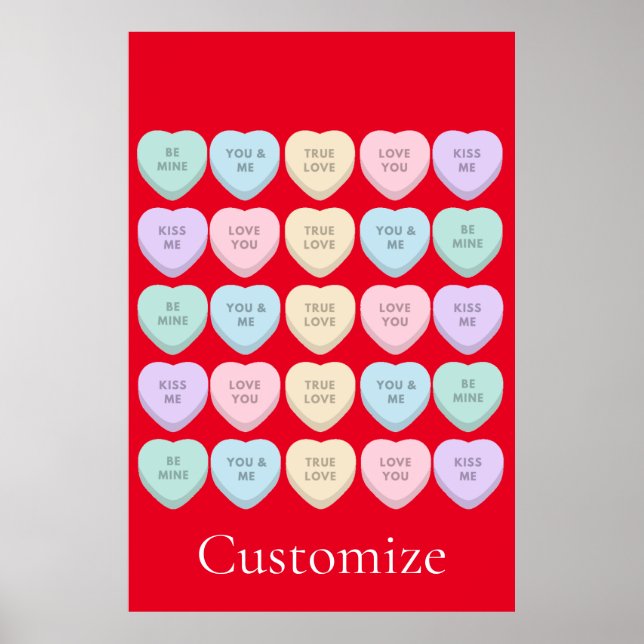 Poster Corações de namorados doce Thunder_Cove (Frente)