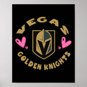 Poster Corações de São Valentim do Vegas Golden Knights O
