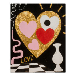 Pôster Corações do Amor