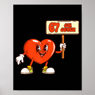 Poster Corações Engraçados 67 Dia dos Namorados Seis Sete