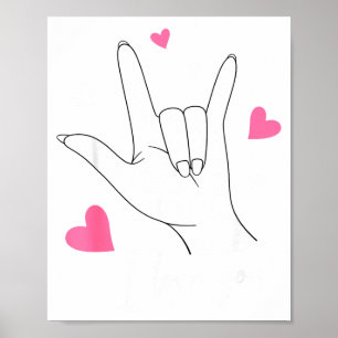 Poster Corações engraçados do dia dos namorados eu amo vo