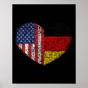 Poster Corações EUA Alemanha - Dupla Nacionalidade