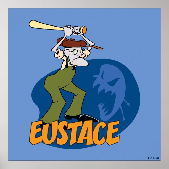 Poster Coragem ao Cachorro | Eustace Graphic (Frente)