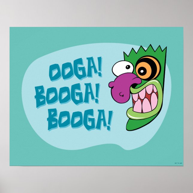 Poster Coragem ao Cachorro | Ooga Booga Booga (Frente)