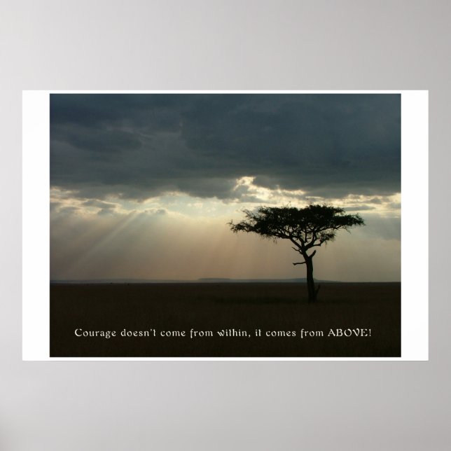 Pôster Coragem de Acima (Frente)