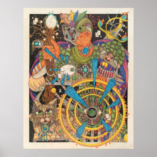 Poster Coragem Direita (Espírito do Guerreiro do Coração) (Frente)