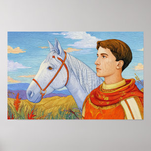 Poster Coragem e Compaixão: Santo Martin of Tours