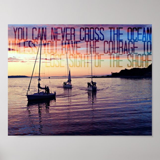 Pôster Coragem Em Sair Da Curta (Frente)