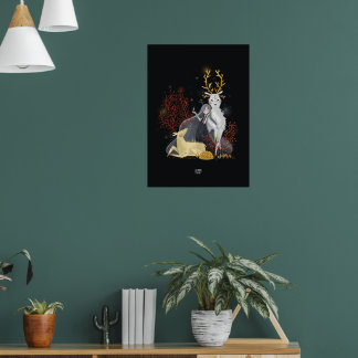 Poster CORAL DEER de Alexandra Dikaia