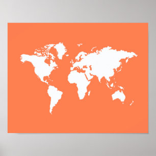 Poster Coral Elegant World