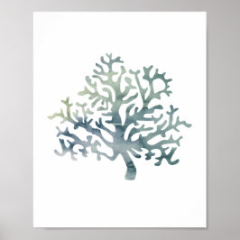 Poster Coral Recife Submarino