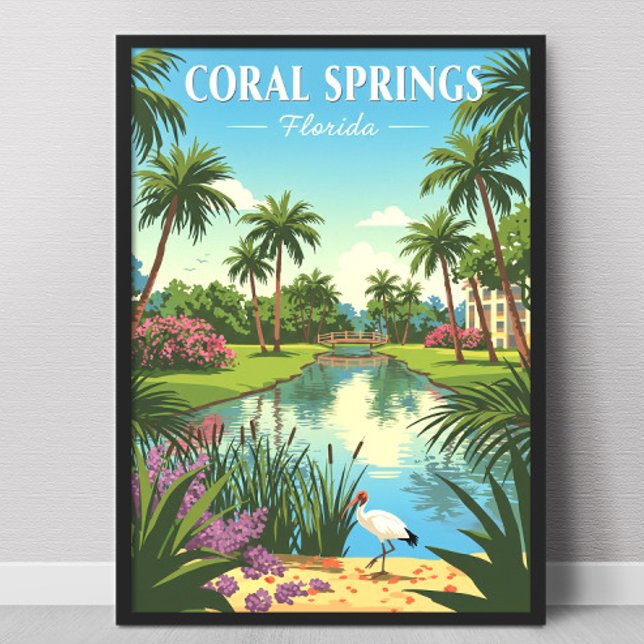 Poster Coral Springs Florida Antiga (Criador carregado)
