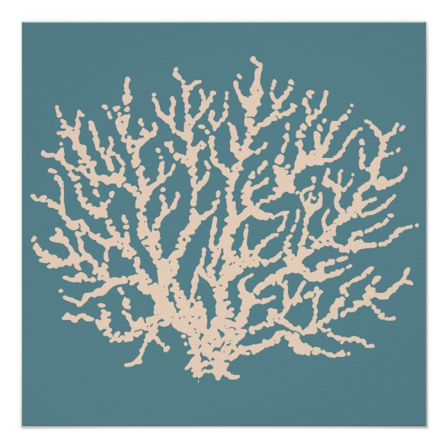 Pôster Coral Wall Art Poster (Frente)