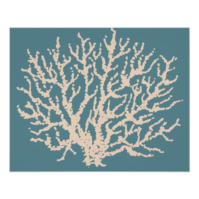 Pôster Coral Wall Art Poster (Frente)