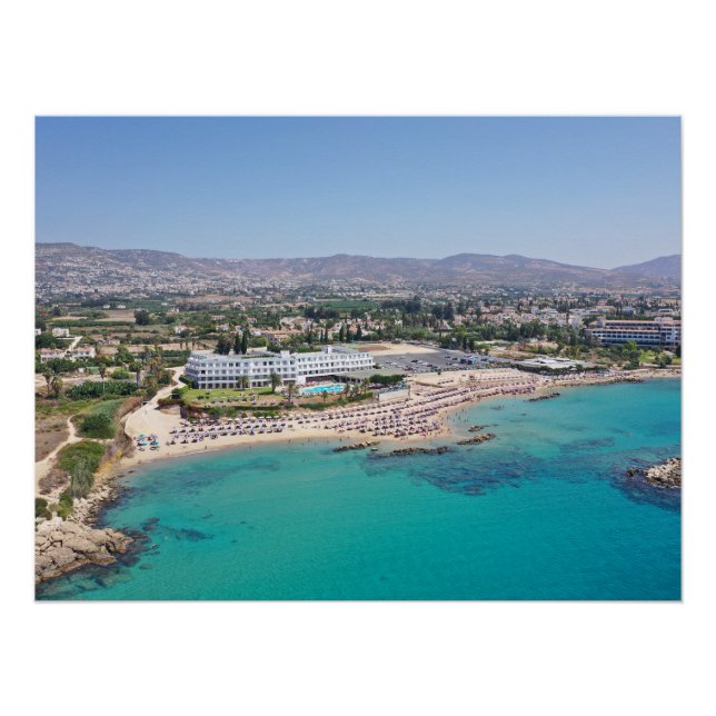 Pôster Corallia Beach Paphos, Chipre (Frente)