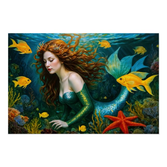 Pôster "Coralyn" - Linda Sereia Mística (Frente)