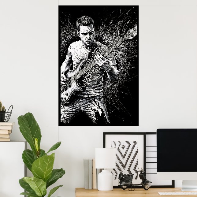 Poster Cordas de Paixão (Escritório em casa)