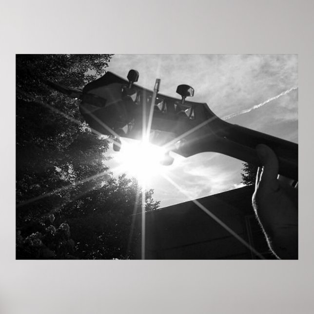 Pôster Cordas de Violão e Sol (Frente)