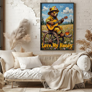 Poster Cordas do interior: Emperramento na roda do urso