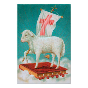 Pôster Cordeiro Pascual / Agnus Dei Genérico