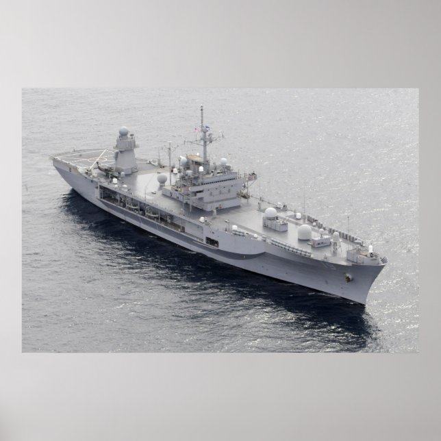 Poster Cordilheira Azul USS (LCC 19) (Frente)