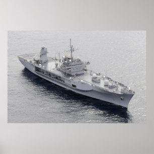 Pôster Cordilheira Azul USS (LCC 19)