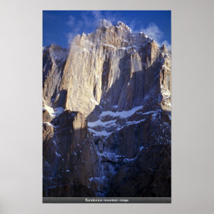 Pôster Cordilheira de Karakoram