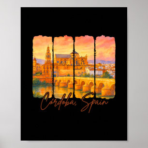 Poster Cordo Espanha Viagem Pincelada Cordo Lembrança