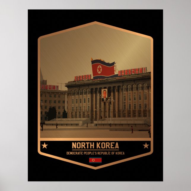 Poster Coreia do Norte (Frente)