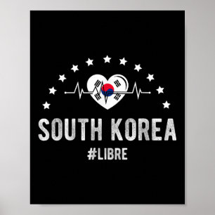 Poster Coreia do Sul #libre Orgulho da Coreia do Sul Patr
