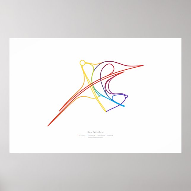 Poster Coreografia de Intercâmbio: Berna, Suíça (Frente)