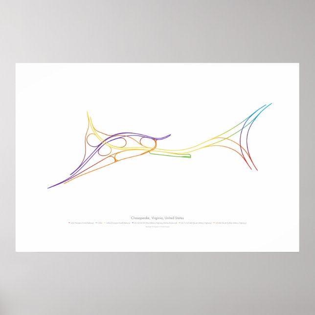 Poster Coreografia de Intercâmbio: Chesapeake, VA, EUA 1 (Frente)