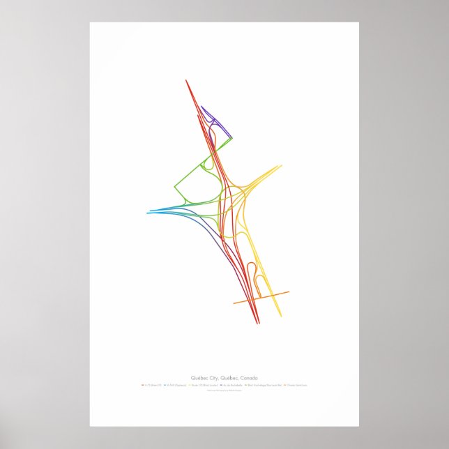 Pôster Coreografia de intercâmbio: Cidade de Québec, QC,  (Frente)