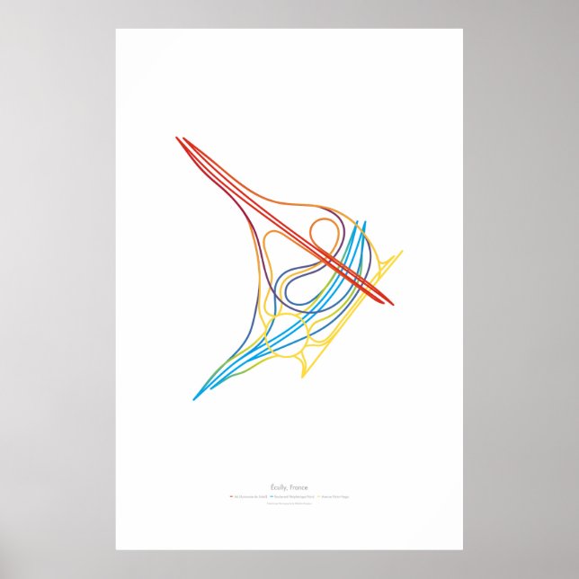 Pôster Coreografia de intercâmbio: Écully, França (Frente)