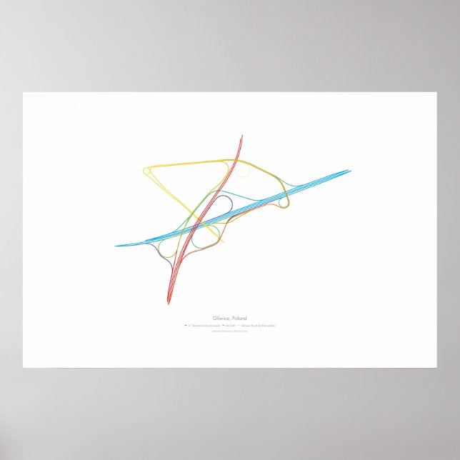 Poster Coreografia de Intercâmbio: Gliwice, Polônia (Frente)