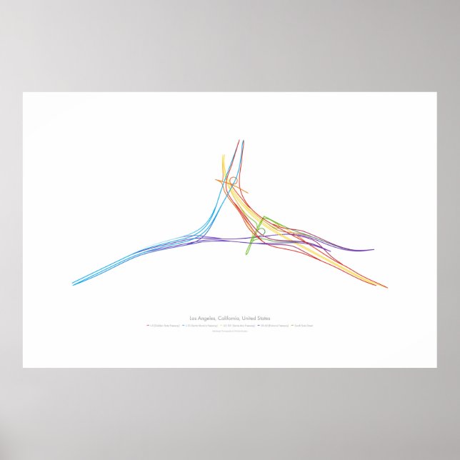 Pôster Coreografia de intercâmbio: Los Angeles, CA, EUA (Frente)