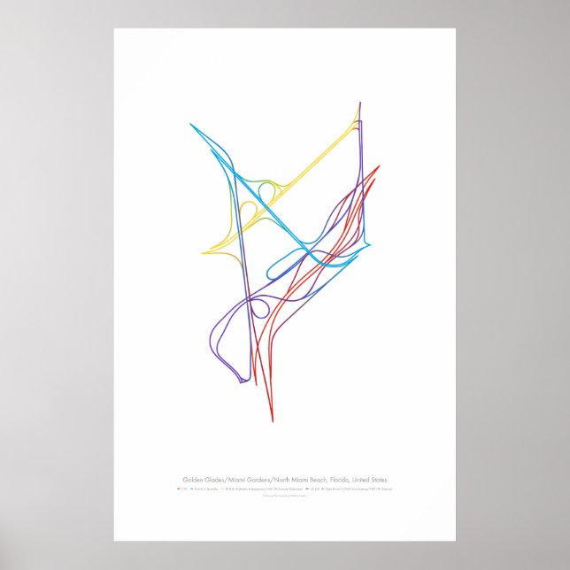 Poster Coreografia de intercâmbio: Miami, FL, EUA (Frente)